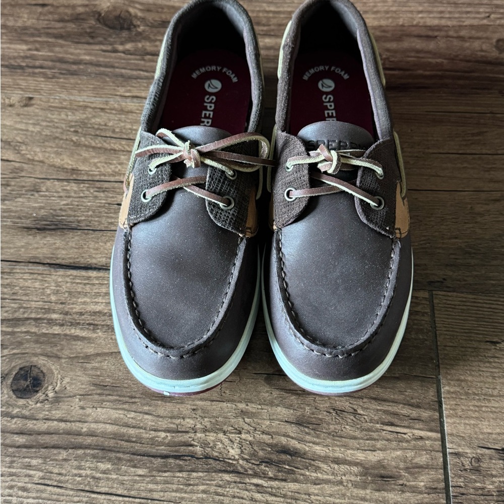 Sperry Dark Cognac Boat Shoes